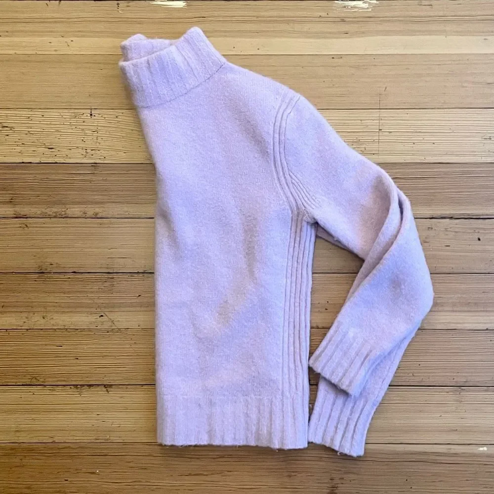 J. Crew Point Sur mock neck sweater in supersoft yarn. Size XS.